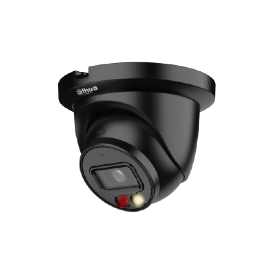 IPC-HDW2849TM-S-IL-0280B-BLACK ΚΑΜΕΡΑ DOME IP 8 MPX - 2,8 MM SMART DUAL LIGHT