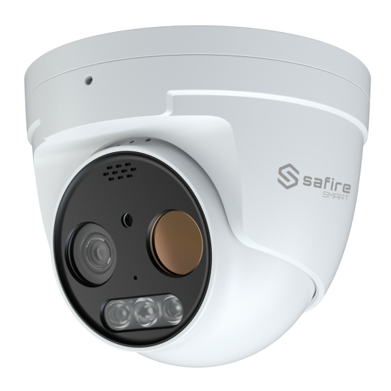 SF-IPTT256A-3D5 DOME IP THERMAL CAMERA 5 MPX - IP67 - 4mm - AI
