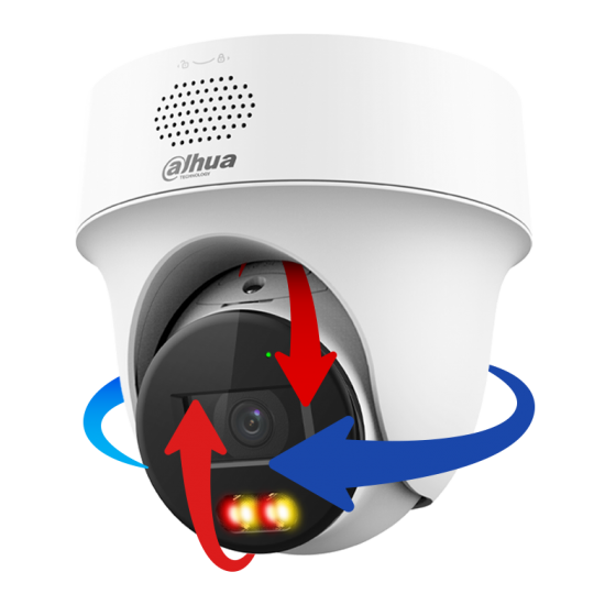 IPC-PT1439H-PV-0280B DOME CAMERA 4 MPX - 2.8 MM - PT