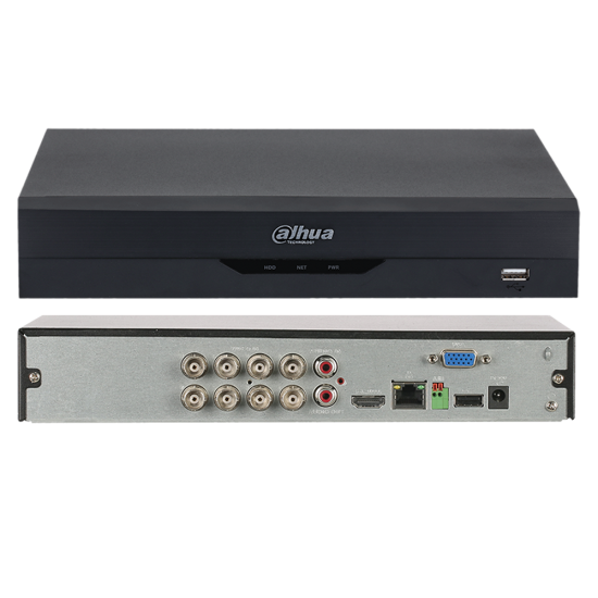 XVR5108HS-I3/T 8-channel hybrid HD-CVI AHD / TVI + 4 IP camera - WizSense - H.265+