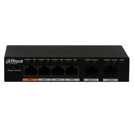 PFS3006-4ET-60-V2 PoE SWITCH 6 ΥΠΟΔΟΧΩΝ