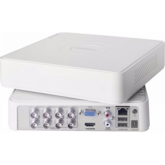DS-7108HGHI-M1/T - 8 CHANNEL HYBRID HD-TVI AHD / CVI + 2 IP CAMERA