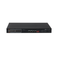 PFS3218-16ET-135 SWITCH POE 16 Θυρών + 2 Θύρες Up Link & 2 x Sfp (Οπτική)