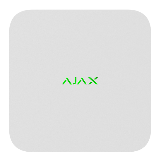 AJAX NVR 8CH - WHITE ΚΑΤΑΓΡΑΦΙΚΟ AJAX 8 ΚΑΝΑΛΙΩΝ 4Κ - H265