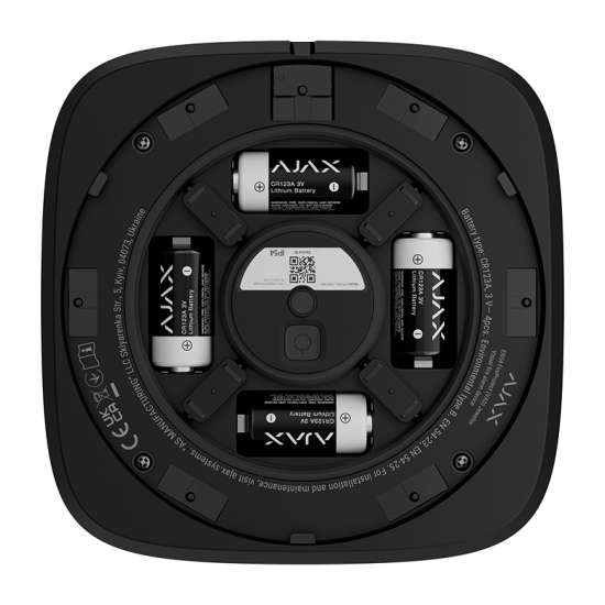 AJAX EN54 FIREPROTECT (VAD) BLACK ΑΣΥΡΜΑΤΟΣ ΦΑΡΟΣ ΠΥΡΑΝΙΧΝΕΥΣΗΣ