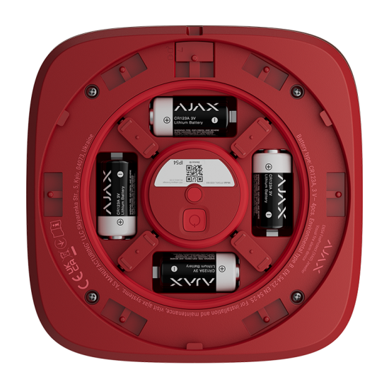 AJAX EN54 FIREPROTECT (VAD) RED ΑΣΥΡΜΑΤΟΣ ΦΑΡΟΣ ΠΥΡΑΝΙΧΝΕΥΣΗΣ