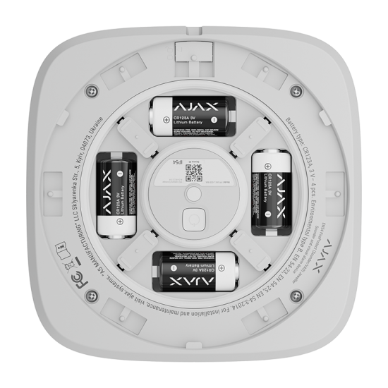 AJAX EN54 FIREPROTECT (SOUNDER/VAD) WHITE ΑΣΥΡΜΑΤΗ ΦΑΡΟΣΕΙΡΗΝΑ ΠΥΡΑΝΙΧΝΕΥΣΗΣ