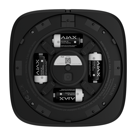 AJAX EN54 FIREPROTECT (SOUNDER/VAD) BLACK ΑΣΥΡΜΑΤΗ ΦΑΡΟΣΕΙΡΗΝΑ ΠΥΡΑΝΙΧΝΕΥΣΗΣ