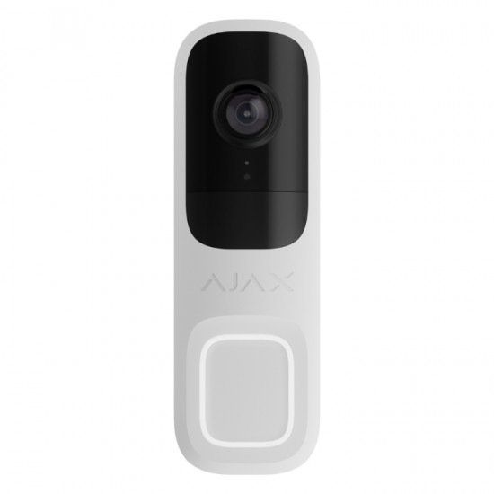 AJAX DOORBELL WHITE ΔΙΚΤΥΑΚΗ ΜΠΟΥΤΟΝΙΕΡΑ 1 ΚΛΗΣΗΣ