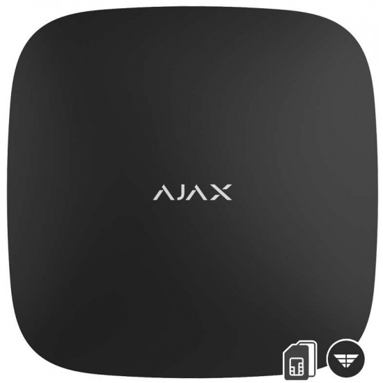 AJAX HUB 2 BLACK (DUAL SIM + LAN)