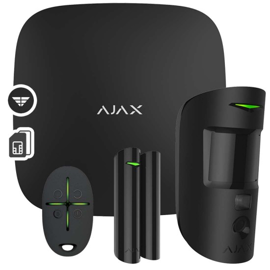 AJAX STARTER KIT CAM PLUS BLACK