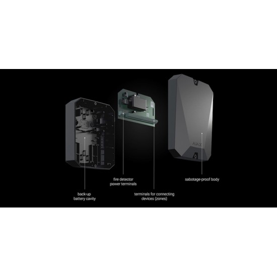 AJAX MULTI TRANSMITTER BLACK