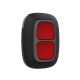 AJAX DOUBLE BUTTON BLACK