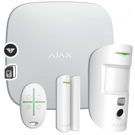 AJAX STARTER KIT CAM WHITE