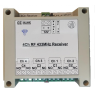 PGM 4-4 ΑΣΥΡΜΑΤΟΣ ΔΕΚΤΗΣ 4 ΚΑΝΑΛΙΩΝ 433Mhz