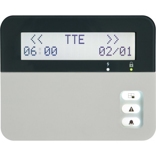 LCD32 Eclipse Teletek Πληκτρολόγιο με περιγραφή.