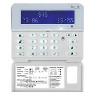 LCD32 White Eclipse Teletek Πληκτρολόγιο με περιγραφή.