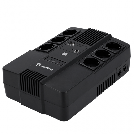 UPS 600VA-6 ΜΟΝΑΔΑ UPS LINE INTERACTIVE