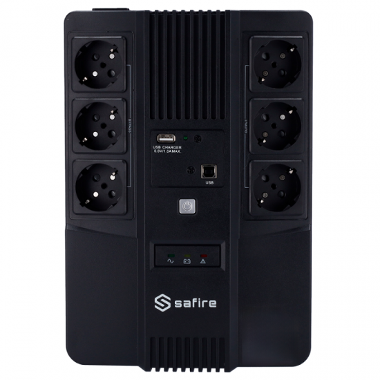 UPS 600VA-6 ΜΟΝΑΔΑ UPS LINE INTERACTIVE