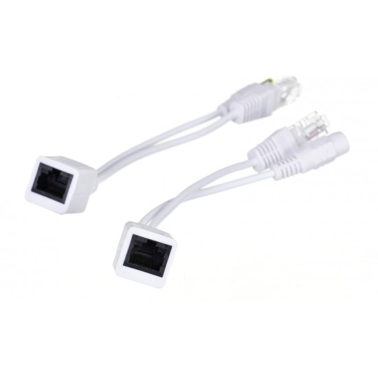 PoE Adaptor RJ45 to Data & Power - Ζεύγος