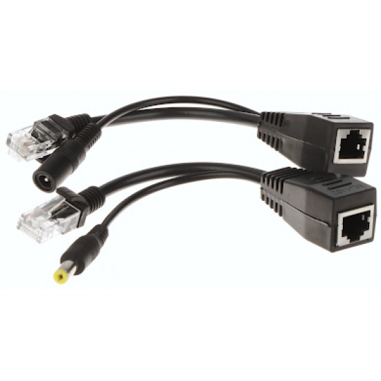 PoE Adaptor RJ45 to Data & Power - Ζεύγος