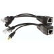 PoE Adaptor RJ45 to Data & Power - Ζεύγος