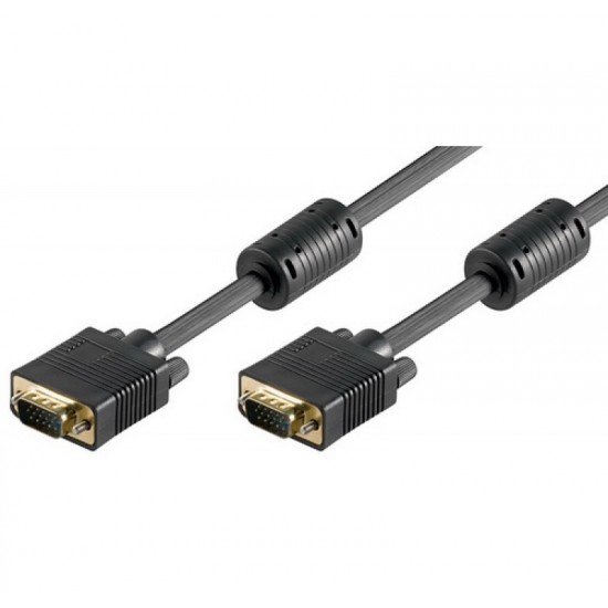 VGA-15Μ ΚΑΛΩΔΙΟ VGA Full HD ΕΠΙΧΡΥΣΟ