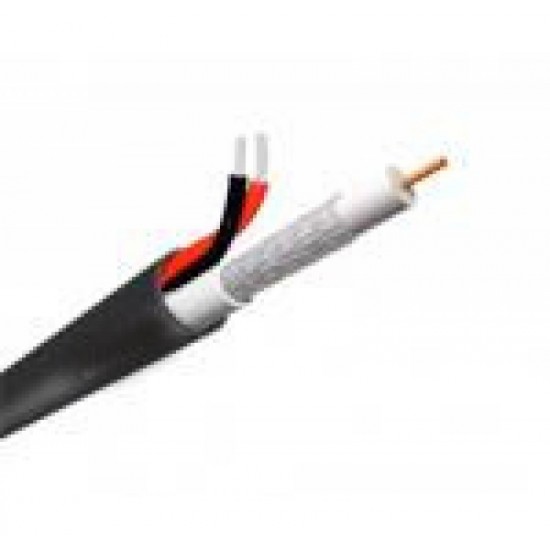 RG59P-100 ΚΑΛΩΔΙΟ ΟΜΟΑΞΩΝΙΚΟ miniRG59+2x0,50 ΑΝΘΥΓΡΟ