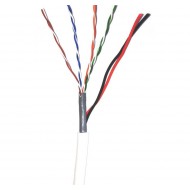 ST-CC03 ΚΑΛΩΔΙΟ UTP Cat5e + 2 x 0.50mm για ΤΡΟΦΟΔΟΣΙΑ