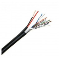 CC06 ΚΑΛΩΔΙΟ UTP ΑΝΘΥΓΡΟ PET Cat5e + 2 x 0.50mm για ΤΡΟΦΟΔΟΣΙΑ