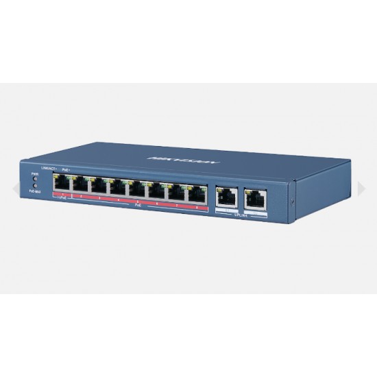 DS-3E0310HP-E PoE Switch 7+1 ΥΠΟΔΟΧΩΝ Hi PoE