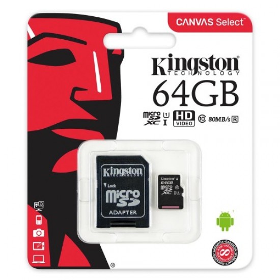 64GB MICRO SDHC ΚΑΡΤΑ ΜΝΗΜΗΣ