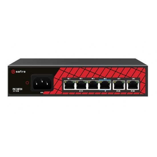 SF-SW0604HIPOE-60 POE SWITCH 4+2 ΥΠΟΔΟΧΩΝ