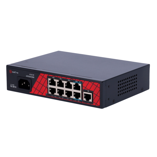 SF-SW0908HIPOE-120 POE SWITCH 8+1 ΥΠΟΔΟΧΩΝ