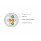 ΚΑΛΩΔΙΟ STP 4x2xAWG23 Cat.6A Shielded LSOH Euroclass DCA - 500M