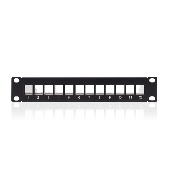 MODULAR PATCH PANEL 12Θ ΚΕΝΟ KEline ΓΙΑ RACK 10