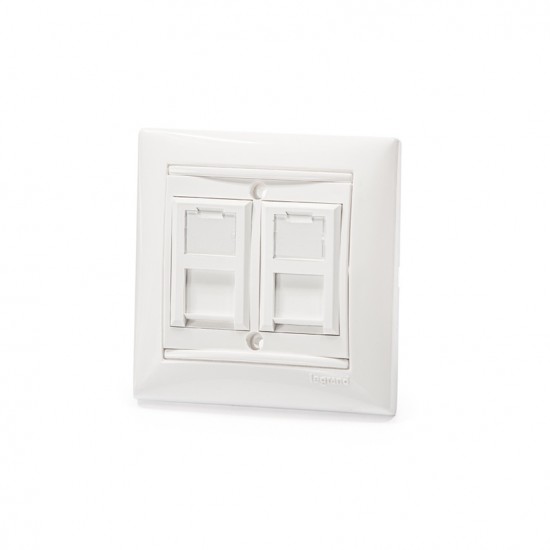 LEGRAND VALENA ΣΥΜΒΑΤΟ MODULE ΔΙΠΛΟ ΓΙΑ KEYSTONE JACK