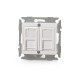 LEGRAND VALENA ΣΥΜΒΑΤΟ MODULE ΔΙΠΛΟ ΓΙΑ KEYSTONE JACK