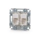 LEGRAND VALENA ΣΥΜΒΑΤΟ MODULE ΔΙΠΛΟ ΓΙΑ KEYSTONE JACK