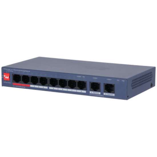 CS4010-8ET2GT-110 Switch Poe 8 Θυρών + 2 Θύρες UP Link 1000Mbps