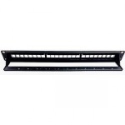 RACK-PP-UTP-KEYSTONE PANEL ΚΕΝΟ 24Θ - ΠΛΑΣΤΙΚΗ ΜΕΤΩΠΗ