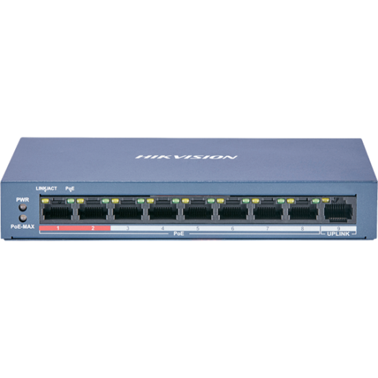 DS-3E0109P-E ©  PoE Switch 8+1 ΥΠΟΔΟΧΩΝ