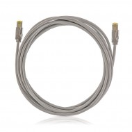 ΚΑΛΩΔΙΟ PATCH CORD ΓΚΡΙ Cat.6A STP -1M