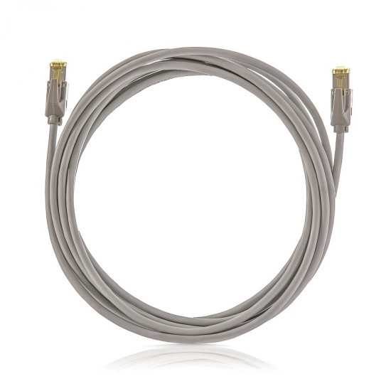 ΚΑΛΩΔΙΟ PATCH CORD ΓΚΡΙ Cat.6A STP -1M