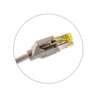 ΚΑΛΩΔΙΟ PATCH CORD ΓΚΡΙ Cat.6A STP -1M