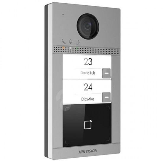 DS-KV8213-WME1  ΔΙΚΤΥΑΚΗ (IP) ΜΠΟΥΤΟΝΙΕΡΑ ΕΙΣΟΔΟΥ 2 ΚΛΗΣΕΩΝ